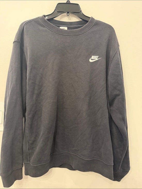 Nike Other - Nike Men's Charcoal Crewneck Sweatshirt with White Swoosh